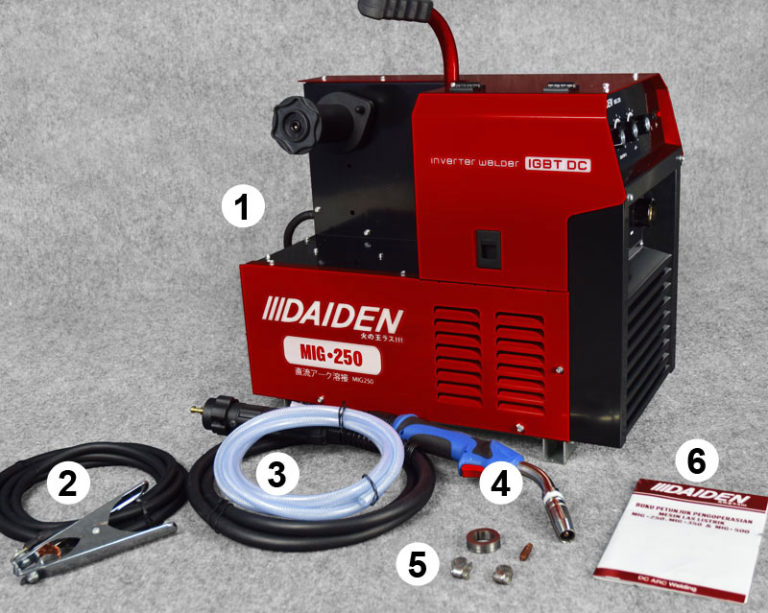 Daiden Industrial Welding Machine Inverter Mesin  Las  
